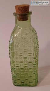 Decorative Green Bottle