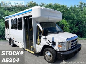 2016 Ford E350 Non-CDL Wheelchair Shuttle Bus For Sale (A5204)
