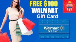 100 Walmart Gift Card