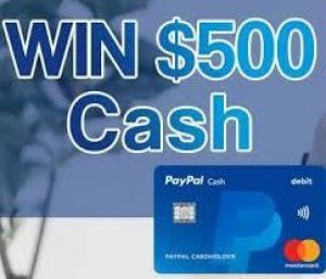 Win a 500 Paypal Cash