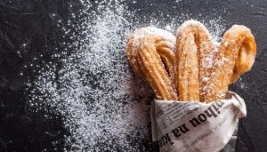 Churros ... A tasty treat ... perfect for half-time 