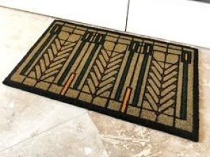 Frank Lloyd Wright Tree Of Life Door Mat in Color  Oak Park Home