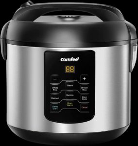 COMFEE  Rice Cooker 6-in-1 Stainless Steel Multi Cooker Slow Coo