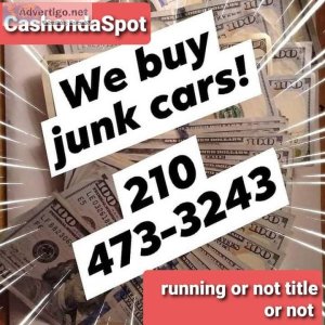 Cash for cars or trucks. Running or not
