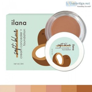 Ilana soft blur cream concealer & foundation with spf 50, 5gm