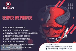 Get the best raster to vector services with and we art