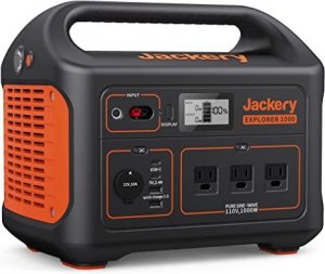 Jackery Solar Generator 1000 1002Wh Capacity with 2x SolarSaga 1