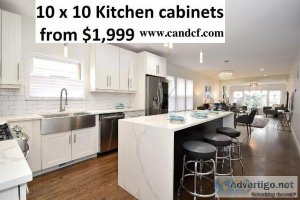 10x10 White Shaker Kitchen Cabinets - 1999