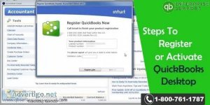 Easy procedure to register or activate quickbooks desktop