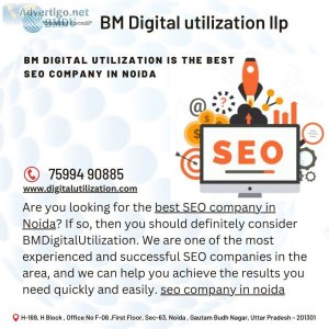 Bm digital utilization is the best seo company in noida