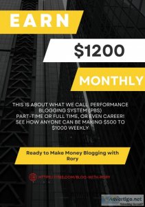 Earn $1200 monthly