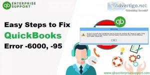 Different methods to fix quickbooks error 6000 95