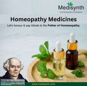 Buy Best Homeopathy Medicines At Best Price | Medisynth