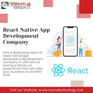 React native app development company in usa