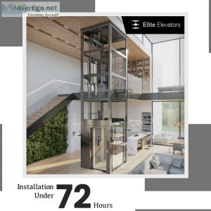 Compact designs of luxury home lifts