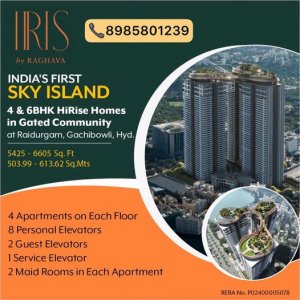 Iris by raghava - 4bhk & 6bhk apartment at gachibowli