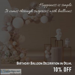 Best birthday decoration in delhi from balloons surprise