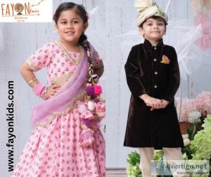 Shop summer wedding wear for kids | fayonkids