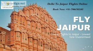 Delhi to jaipur cheap flight tickets online one click travel