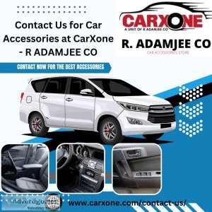 Contact us for car accessories shop in chennai at carxone - r ad