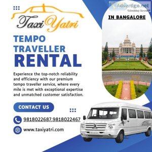 Hassle-free tempo traveller solution in bangalore