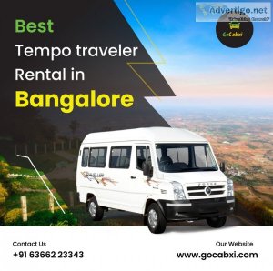 Best tempo traveller in bangalore