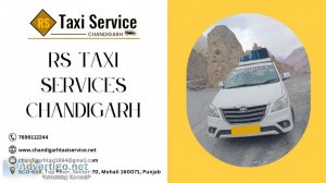 Chandigarh taxi services