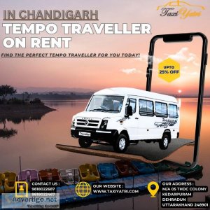 Indulge in luxury: rent a tempo traveller in chandigarh with tax