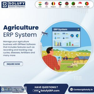 Erpnext agriculture | agribusiness erp software solufy