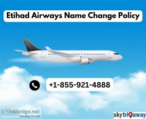 Does etihad allows name change on flight booking