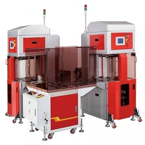 Print media strapping machines