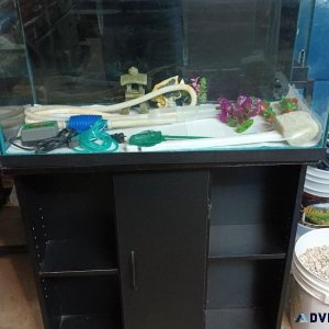 Aquarium Hagen 24 gallons and table