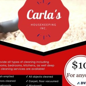 Carla&rsquos Housekeeping Inc 10 off first cleaning