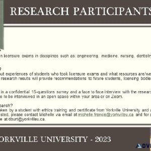 Research Participants Needed