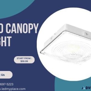 Radiant Glow High-Performance LED Canopy Light