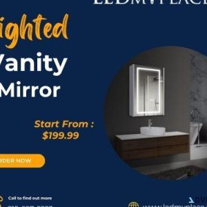 Radiant Reflections of The Illuminated Lighted Vanity Mirror