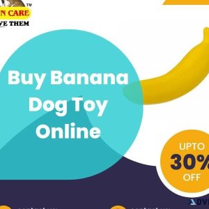 Buy Banana Dog Toy Online  Rubber Dog Toy