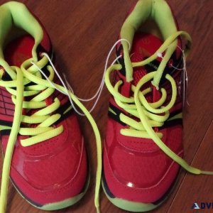 NEW Boy s Red  Green Sneakers