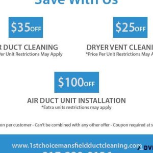 1st Choice Mansfield Duct Cleaning