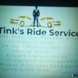 Tink s Ride Service.  Provides Ride Service 4 U