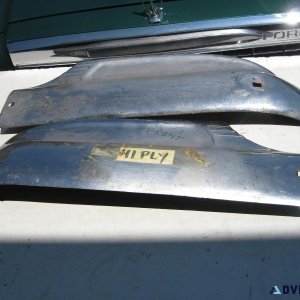 1941 PLYMOUTH FRONT BUMPER WINGS