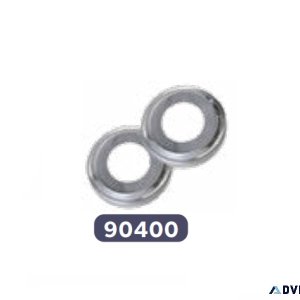 Stainless steel escutcheons (2x) (90400)