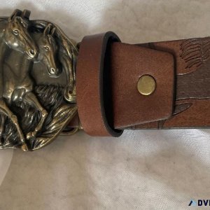 belt with buckles