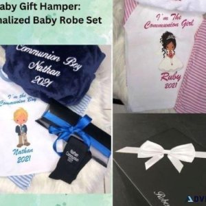 Baby Gift Hamper Personalized Baby Robe Set  Robes4you