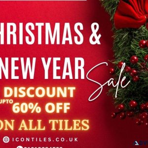 Christmas and New Year Sale Upto 60% off on all Floor Tiles