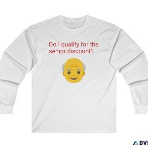 Senior discount long sleeve Tee