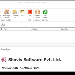 Shoviv eml to pst converter