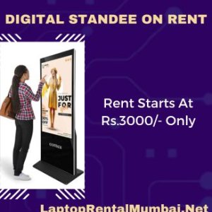 Digital standee on rent starts at rs3000/- only in mumbai