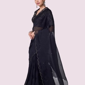 Designer organza sarees