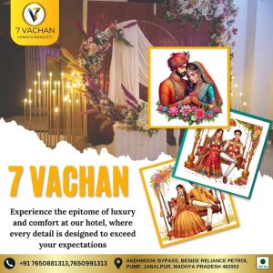 7 vachan lawns & banquets | best banquets hall in jabalpur